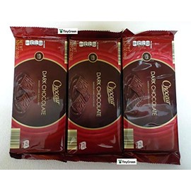 Choceur Dark Chocolate Smooth Dark Chocolate 49% Cocoa 5.29oz 150g (Pack of Three)