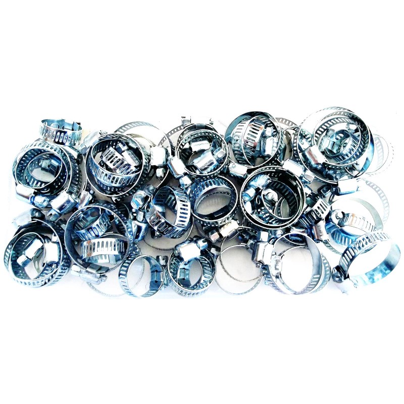 Goliath Industrial Tool 64pc GOLIATH INDUSTRIAL STEEL HOSE CLAMP ASSORTMENT