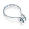 Croydex Clear Shower Curtain Button Rings, Pack of 12, Clear,33mm