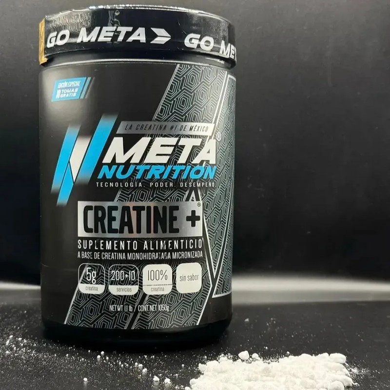 Creatina Meta Nutrition Monohidratada 1050 Gr 210 Servicios Sabor Sin