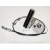 espeedpro21 Billet Aluminum Floor Mount Gas Pedal & Black Throttle