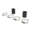 2Pcs 1in High Temp Pipe Clamps Connector Sturdy Exhaust Pipe