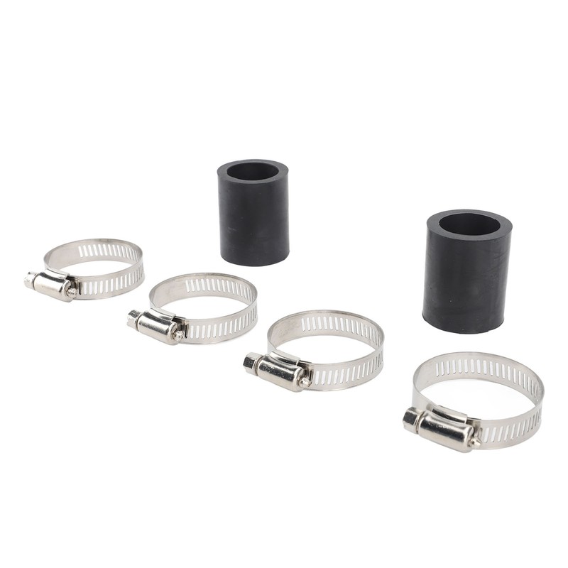 2Pcs 1in High Temp Pipe Clamps Connector Sturdy Exhaust Pipe