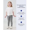 EASWEET Bamboo Viscose Girls' Leggings Toddler Solid Colors Bowknot Pants