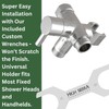 High Sierra® - Solid Metal 3-Way Combination Shower System Adapter