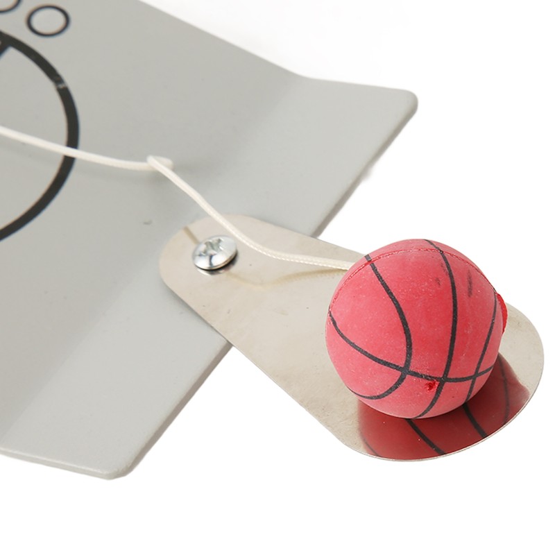 Desktop Basketball Game Foldable Reduce Pressure Aluminium Alloy Miniature Basketball