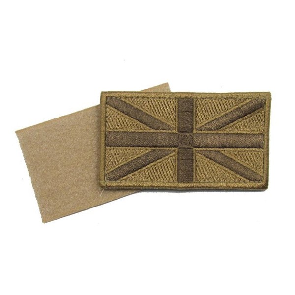 Badge Union Jack Cloth Badge Embroidered Sand Backing R741