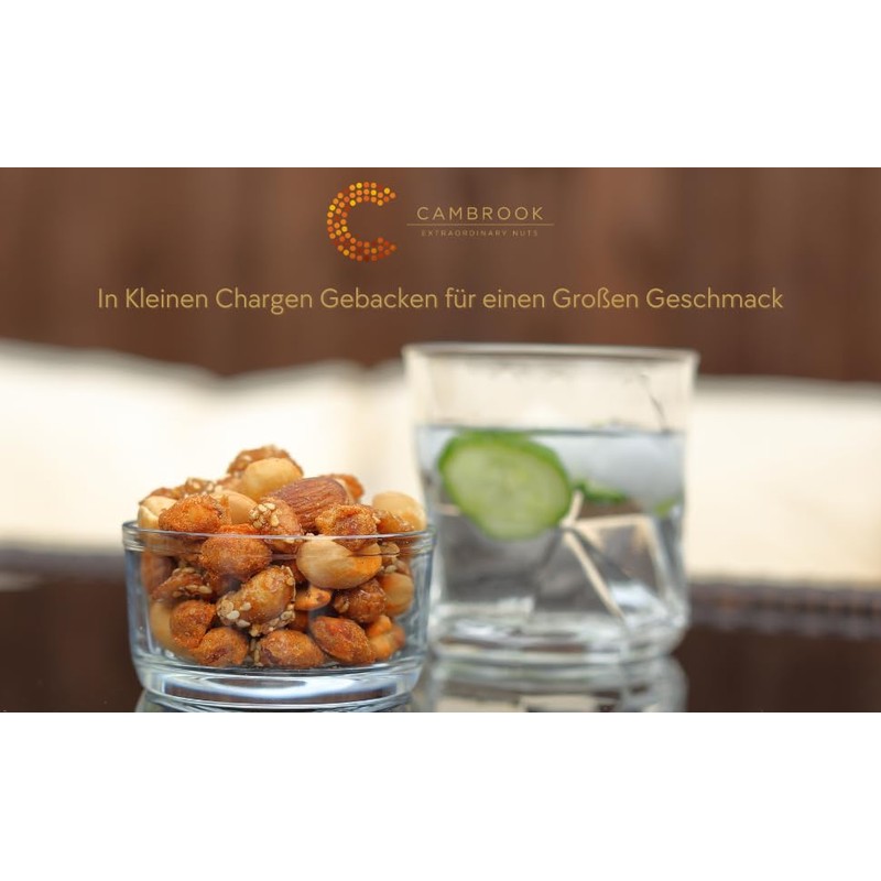 Cambrook Caramelised Sesame Peanuts 45g (Pack of 12)