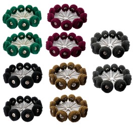 Buffing Wheel 100 Pack Abrasive Polishing Deburring Wheels Metal Polishing Kit Rotary Tool Accessories for Metal Polishing, Rusting Cleaning, Paint Removal, and Other Fine Detail Work