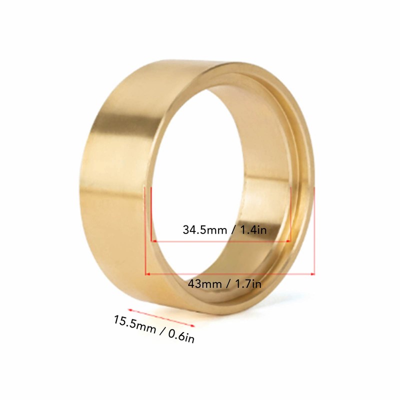 2pcs RC Wheel Counter Weights RC Brass Internal Beadlock Clamp