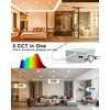 Adetu 4 Inch Anti-Glare LED Downlight,Dimmable Ceiling Light with 5CCT