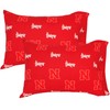 College Covers Everything Comfy Nebraska Cornhuskers Pillowcase Pair, Standard, 20"