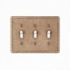 Questech Light Switch Cover, Triple Toggle Wall Plate for Electrical