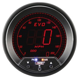 New 85mm EVO Series Speedometer with Peak/Warning (3-1/3")