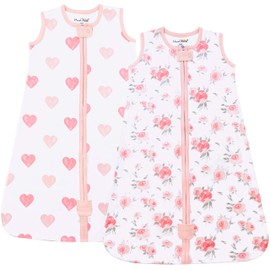 Mama Cheetah Baby Sleep Sack 0.5 TOG, Organic Cotton Baby Wearable Blanket with Two-Way Zipper, Swaddle Transition Baby Sleeping Bag for Newborn Infant Toddler Boy Girl, 18-24 Months