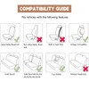 Zpana Car Seat Cover Full Sets, 9PCS Waterproof Vehicle Front
