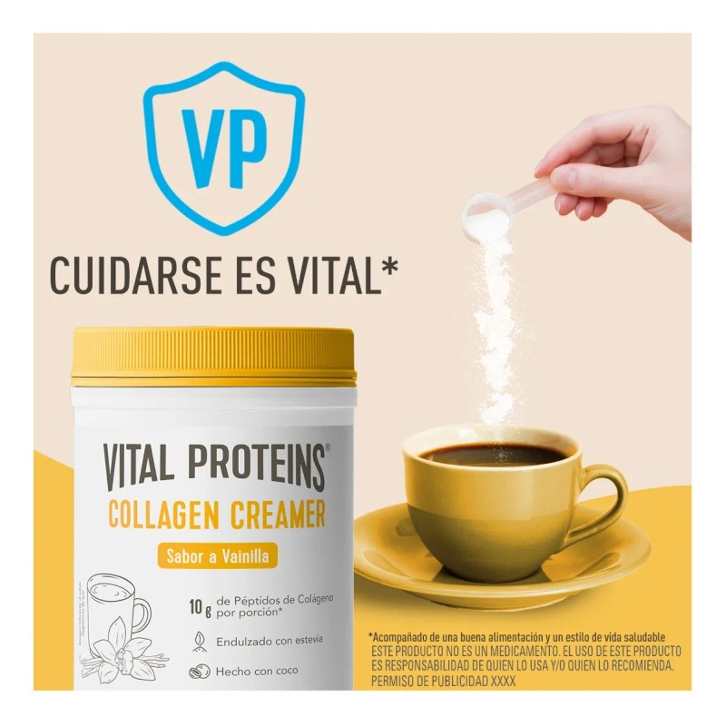 Vital Proteins Cremador Sabor Vainilla 305g Vainilla