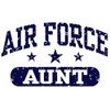 CafePress Air Force Aunt Oval Car Bumper Sticker