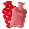 HomeTop Premium Classic Rubber Hot or Cold Water Bottle with