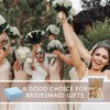 Ciulaiy Bridesmaid Proposal Gifts Travel Jewelry Case Wedding Party Favors