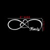 Family Forever Infinity Sticker Decal Notebook Car Laptop 8" x