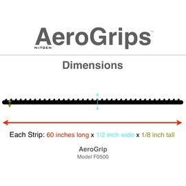 Stop Crossbar Whistle | Add Premium Functionality | Universal Fit Crossbar and Roof Rack Accessory - NXTGEN AeroGrips (1 Pack)