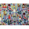 Wonderland - Rifle Paper Co - Periwinkle Metallic Fabric -