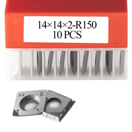Cortadores cuadrados de carburo 14mm-R150, 10 unidades