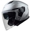 Vega Helmets Unisex-Adult Open Face Motorcycle Helmet (Silver, XX-Large)