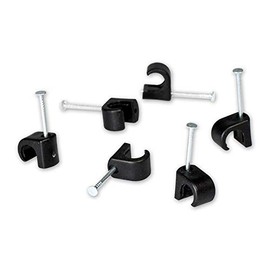 Fuba OKC 620 S Nail Clamps 5-7 mm Black Nail 20 mm Pack of 100