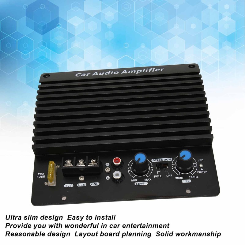 Dpofirs 12V Car Amplifier Board, 1000W High Power Car Audio