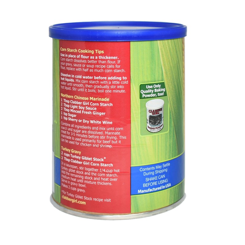 Clabber Girl Corn Starch, 12 Ounce (Pack of 12)