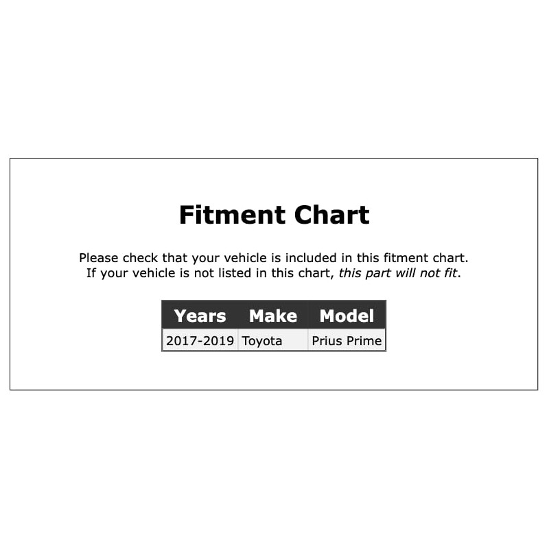 Downstream Oxygen Sensor Compatible With Toyota Prius Prime 2019 2018