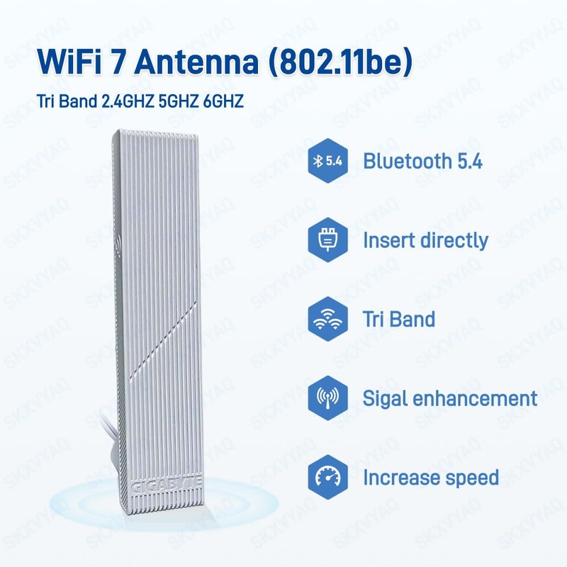 WiFi 7 Magnetic Antenna 2.4G 5G 6G for GIGABYTE Z890