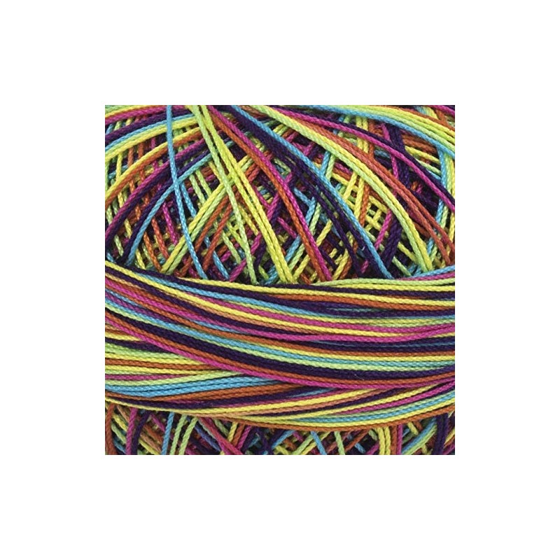 Handy Hands HH40-184 Lizbeth Cordonnet Cotton Size 40-Rainbow Splash