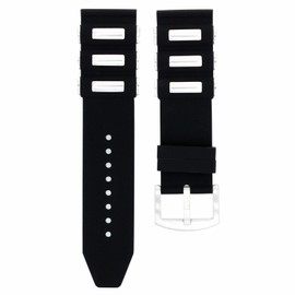 Ewatchparts 26mm Silicone Rubber Russian Diver Band Strap Compatible With Invicta Night Owl 1202 Watch