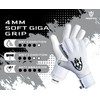 Keeperking Goalkeeper Gloves for Adults Football Gloves Men's Inner Seam