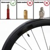 EHDWXVZM 200pcs Plastic Valve Cap, Valve Dustproof Cover, Valve Seal