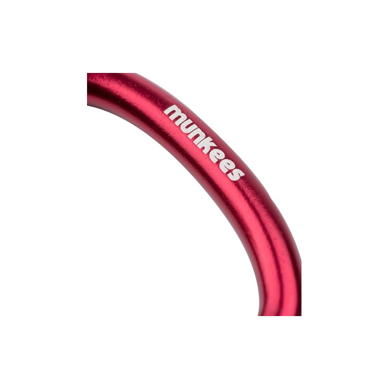 Munkees Carabiner Heart Heart Shaped Carabiner Hook Key Pendant, Multipurpose,