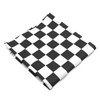 ANCLLO 2pcs Black And White Checkered Tablecloth Party Rectangular Tablecloth
