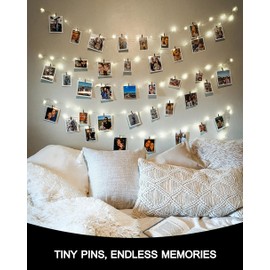 Mini Clothes Pins Wooden Clothespins for Photo 1 Inch 150 PCS Tiny Wood Clips Close Pins for Baby Clothing Hanging Classroom Crafts (Black)