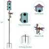 BAYN BAYN 57 Bird Houses Stake for Outside, Metal Wild