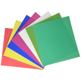 Roylco Double Colored Card Stock, 8" x 9", Assorted Colors, Pack of 100