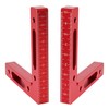 Mocoum Aluminium Alloy 90 Degree Positioning Squares 4.7" x 4.7"(12x12cm)