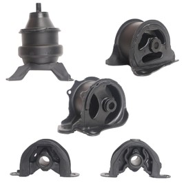 5 PCS Engine Motor and Transmission Bracket Kits Compatible with Honda CR-V L4 2.0L 1997 1998 1999 2000 2001, Auto Motor Engine & Trans Mount Sets Replace OE# A6502 A6506 A6520 A6526 A6585