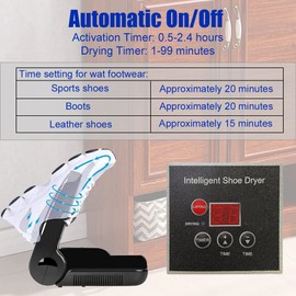 DLHONORV Boot and Shoe Dryer, Glove Dryer, Portable Adjustable Rack, Folding Design, Quick Drying for Shoes, Gloves, Hats, Socks