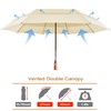 Lejorain Compact Windproof Travel Umbrella - 54 inch Large Collapsible