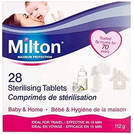 2 x Milton Sterilising Tablets - 28 Pack