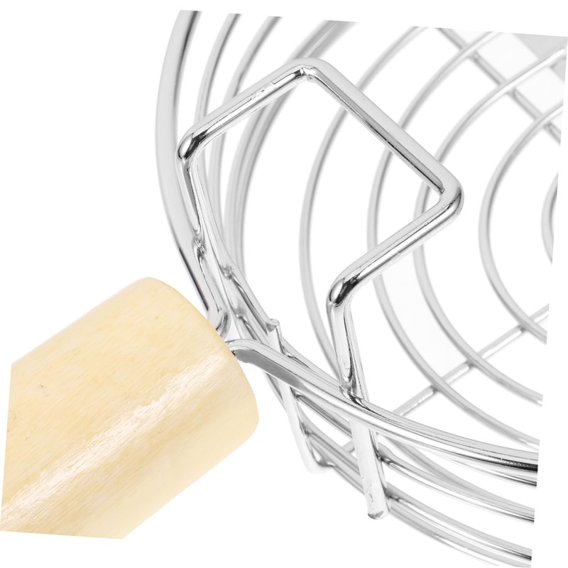 GRIRIW Cat Litter Scoop Wooden Handle Sand Sifter for Easy