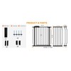 HOOEN 30" Tall Extra Wide Baby Gates for Doorways Stairs